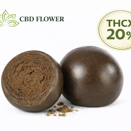 THCX Temple Ball Hash (20% THCX, 45% Kief, Premium Soft Resin)