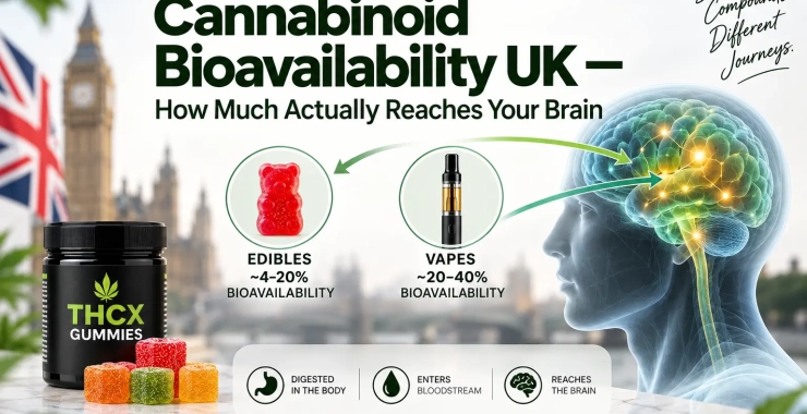 Cannabinoid Bioavailability UK — How Much Actually Reaches Your Brain