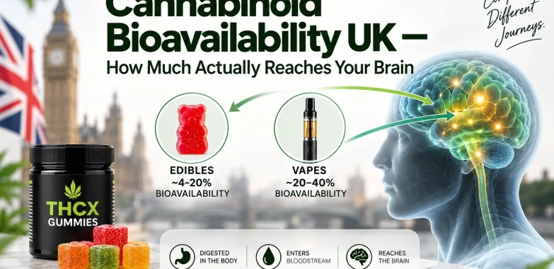 Cannabinoid Bioavailability UK — How Much Actually Reaches Your Brain