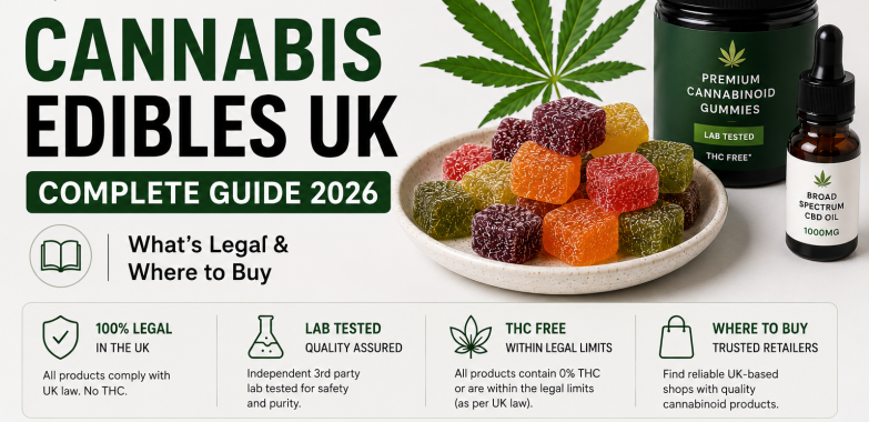 Cannabis Edibles UK — Complete Guide 2026 | What’s Legal & Where to Buy