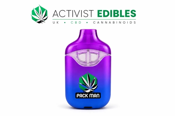 Pack Man Dual Flavour HHCP Filled Vape 1.0ml (UK COMPLIANT)