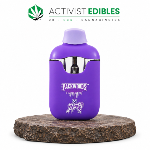 Packwoods X Runtz LCD THCP Vape 1ml Rechargeable UK Compliant