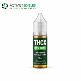THCX Vape Juice UK | 10ml Refill E-Liquid | 20% THCX + CBG CBC CBN Blend | 11 Flavours