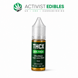 THCX Vape Juice UK | 10ml Refill E-Liquid | 20% THCX + CBG CBC CBN Blend | 11 Flavours