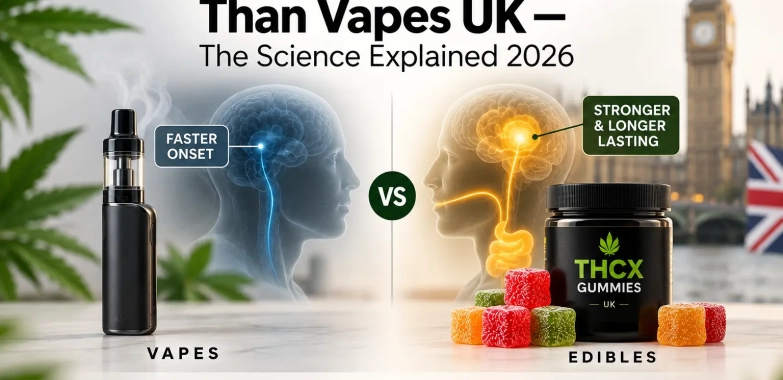 Why Edibles Hit Harder Than Vapes UK — The Science Explained 2026
