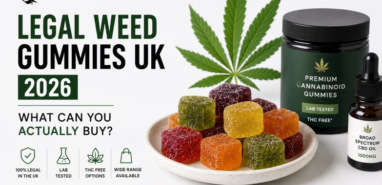 Legal Weed Gummies UK 2026 — What Can You Actually Buy?